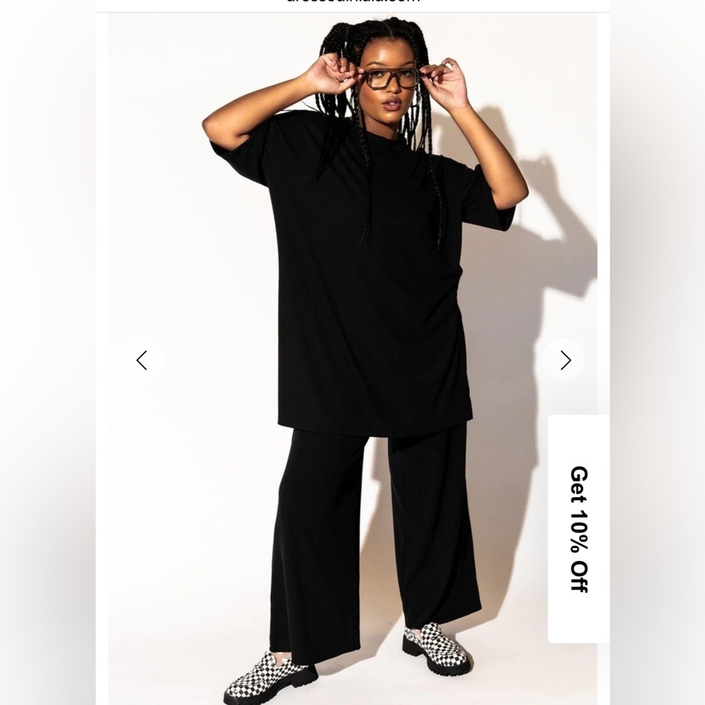Dressed in LALA ORIGINAL: Leveled Up Ribbed Playsuit in Black